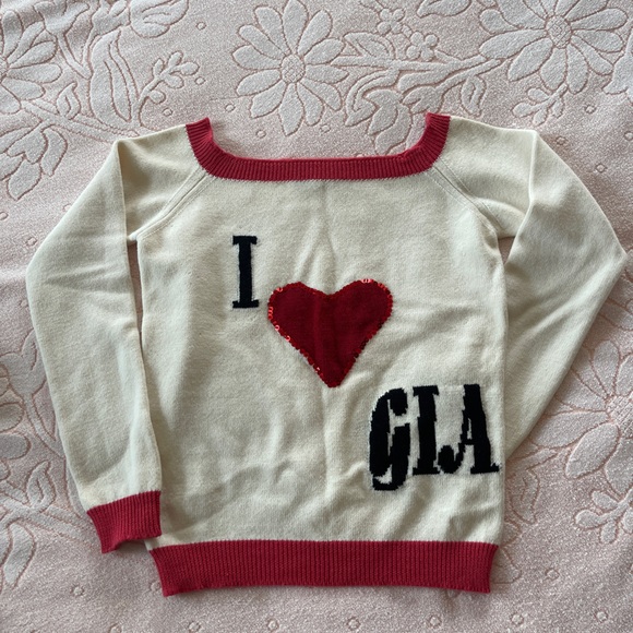 Simona Barbieri twin set off the shoulder sweater - size Medium - Picture 1 of 5